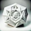 Placeholder: elastic heart in a shape of a white pentagon