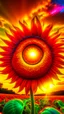 Placeholder: Big sun flower with sun