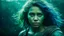Placeholder: Create an image from the following prompt in an aspect ratio of <9:16> {Portrait} Photoreal gorgeous thrity year old green-blue triton ranger woman with green-blue scaled green-blue skin floating in the deep ocean realm by lee jeffries, otherworldly creature, in the style of fantasy movies, photorealistic, bokeh masterpiece smooth shading, ultra detailed, high resolution, cinematic, unreal 6, subtle shadows, octane render, 8k, cinema 4d, HDR, dust effect, vivid colors. (--ar 9:16, - -) Portra