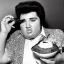 Placeholder: Fat Elvis eating