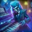 Placeholder: Detective Matlock pero toca el piano en una banda de glam metal