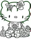 Placeholder: Hello Kitty coloring page