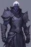 Placeholder: Armored man Drow from DnD by style of anime