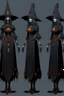 Placeholder: witch necromancer female dress turnaround