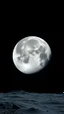 Placeholder: a view from the moon of earth