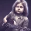 Placeholder: Mystery Kurt cobain toddler, full body, guitar, dramatique, art background, dramatic lighting, volumetric lighting, hyperrealisme, 8k, high quality, lot of details, fit within portrait, hyper realistic, unreal engine 5, uhd