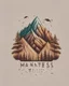 Placeholder: Mountains and trees logo design