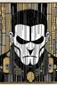 Placeholder: punisher sku;; in the style of Hiroshi Nagai