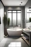 Placeholder: bathroom, create a luxurious atmosphere, remote tubs, no tubs, add fine faucet