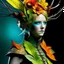 Placeholder: Futuric fashion contaminate whit nature and movies hunger game multiforme color