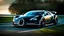 Placeholder: mansory bodykit Bugatti Veyron with high spoiler, rear view, desktop wallpaper, 4K, Cinematic