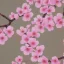 Placeholder: a detailed painting of a Japanese Cherry Blossom, seamless pattern, oil on canvas