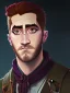 Placeholder: Portrait of a 30 year old strange gay warlock like Jake Gyllenhaal