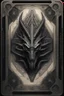 Placeholder: sacred geometry framed playing card, black death dragon boss card in the style of Giger and fallout 4 ,,bokeh like f/0.8, tilt-shift lens 8k, high detail, smooth render, down-light, unreal engine