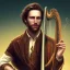 Placeholder: man with harp