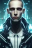 Placeholder: cyberpunk, head, men, portrai