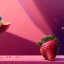 Placeholder: pixar style, volumetric pink sky environment and background, volumetric lighting, dramatic lighting, realistic painting of an strawberry and a beautiful woman eating marmelade, looking happy, detailed digital painting, extreme dense and fine, anime, ornate, colour-washed colors, elegant, small minutiae, tiny features, particulars, centered, smooth, sharp focus, renderman gofur render, 8k, uhd, detailed eyes, realistic shaded volumetric lighting, caustics, backlight