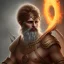 Placeholder: ares greek god with fire eyes portrait