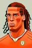 Placeholder: Virgil van Dijk Dutch football player cartoon 2d