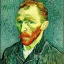 Placeholder: LETTER E portrait by van gogh