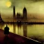 Placeholder: Metropolis Skyline ,dark colours, watercolor, volumetric wool felting, macro photograph , by john atkinson Grimshaw, detailed painting,matte painting, alphonse mucha, greg rutkowski