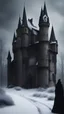 Placeholder: Michael Ramstead style winter old gothic castle, vampire aesthetic, noisy