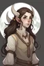 Placeholder: female moon elf with brown hair dnd