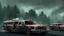 Placeholder: the funeral buss driving on the freeway, angry orcs, perfect composition, hyperrealistic, super detailed, 8k, high quality, trending on artstation, studio photo, highly detailed, wide borders