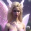 Placeholder: beautiful fairy very etheric, nice smiling, long blond hair, magic glamour pink make up, delicate colors, complete vision of very transparent and big wings, beautiful glamour transparent dress, ultra sharp focus, 8k, unreal engine 5, extremely sharp detail, light effect, soft light atmosphere, smooth, full of details, face in front, complete vision of face and hair and of the body