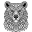 Placeholder: bear, realistic, coloring page, Animal, mandala, coloring book, clean line art, wildlife-inspired, kid style, –no sketch, color, –ar 3:4, white background, minimalistic black lines, 8k, minimal black color, low level black colors, coloring page, use pure black and white colors, avoid thick black colors, thin black line art, avoid colors, perfect shape, perfect clear lines, clear edges, fill total edges, exact perfect edges, not use black colors, dont use black colors