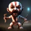 Placeholder: Cute baby video game god of war krotos, axe, mytology, 8k resulation, cinematic lighting, octane render, unreal engine 5