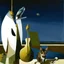 Placeholder: a cat and human flesh-like surgical instruments and universe-like a pigeon and neuralink, surrealism,minimalism,Painting By Adrian Ghenie, Rene Magritte, Salvador Dali, Lucian Freud