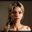 Placeholder: Shakira, 40 years old, artist, Realistic image, waist up portrait. eyes make up, perfect, glow, circle iris. concept art, smooth, unreal engine 5, god lights, ray tracing, RTX, lumen lighting, ultra detail, volumetric lighting, 3d, finely drawn, high definition, 4k.