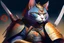 Placeholder: full body Samurai Cat perfect faced (((I'm the style of Mark E. Rogers))), hyperrealism, digital painting of an animation character, character illustration, glen keane, lisa keane, realistic, disney style character, detailed, digital art, 4k, ultra hd, beautiful d&d character portrait, colorful fantasy, detailed, realistic face, digital portrait, intricate armor, fiverr dnd character, wlop, stanley artgerm lau, ilya kuvshinov, artstation, hd, octane render, hyperrealism