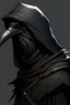 Placeholder: Kenku rogue black and gray feathers uncovered head
