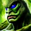 Placeholder: ultra detailed fullbody portrait of SWAMP THING, extremely detailed digital painting, intrincate, extremely detailed face,crystal clear Big eyes, in the style of clyde caldwell, mystical colors , perfectly centered image, perfect composition, rim light, beautiful lighting, 8k, stunning scene, raytracing