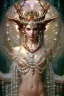 Placeholder: Beautiful Goddess covered in pearls and gems, a masterpiece by by Greg Rutkowski, Jeffrey Jones, Thomas Kinkade, Greg Olsen, beautiful spectacular textures, striking amazing light and shadows, remarkable dramatic setting, stunning unique reflections