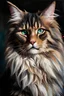 Placeholder: maine coon cat style painting , ultra realistic, artstation: award-winning: professional portrait: atmospheric: commanding: fantastical: clarity: 16k: ultra quality: striking: brilliance: stunning colors: masterfully crafted.