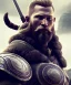 Placeholder: A strong and muscular viking portrait with metal face , purple and black colours, atmospheric, realistic, unreal engine, cinematic lighting, octane render, 8k.