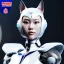 Placeholder: beautiful smooth realistic Japanese cat woman robot body with long legs, cat aye, extremely sharp detail, finely tuned detail, ultra high definition, 8 k, unreal engine 5, ultra sharp focus, accurate wings