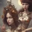 Placeholder: Heartbroken, steampunk, realistic, acrylic art, 8k resolution, cinematic 4d