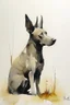Placeholder: endre penovac dog zen brush loose japanese watercolour