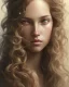 Placeholder: girl, cute, young, curly brown hair, brown eyes, long hair, close up, head and shoulders portrait, head and shoulders portrait, 8k resolution concept art portrait by Greg Rutkowski,