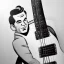 Placeholder: 50'S GREASER GUITAR ROCKABILLY