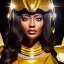 Placeholder: Ultra detailed fullbody Portrait in oil on canvas of busty Gemini Integra with Gold armor and helmet-Saint seya,extremely detailed digital painting,ultrarealistic skin,intense stare, extremely detailed face, crystal clear eyes, mystical colors ,perfectly centered image, perfect composition, rim light, beautiful lighting,masterpiece ,8k, stunning scene, raytracing, anatomically correct, in the style of Simon Bisley and Ohrai Noriyoshi and robert e howard and Steve Jung and Wizyakuza.