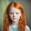 Placeholder: ginger girl, aged 12, rainbow, attractive