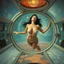 Placeholder: Art by Salvador Dali, my beautiful asian naturist wife floating in a zero gravity space station