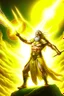 Placeholder: God Of Light Wielding A Weapon Of Light
