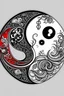 Placeholder: yin and yang symbol but with red instead of white