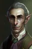 Placeholder: attractive elf professor, realistic